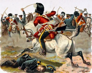 Sergeant Ramage, Scots Greys, Dashing Off Single Handed to the Assistance of Trooper Macpherson, 1854
